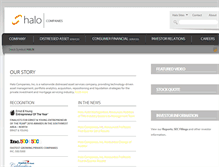 Tablet Screenshot of haloco.com